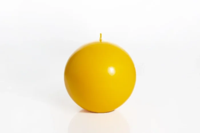 شمع کره بزرگ نارنجی