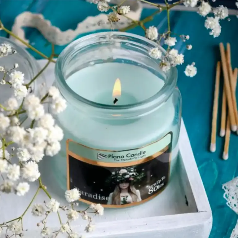 خرید شمع جار عطری سایز متوسط با رایحه ی خنک و ملایم از برند شمع ایمپریال