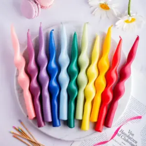 خرید شمع قلمی گیسو 12رنگ ایمپریال