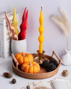 پک هدیه شمع قلمی گیسو