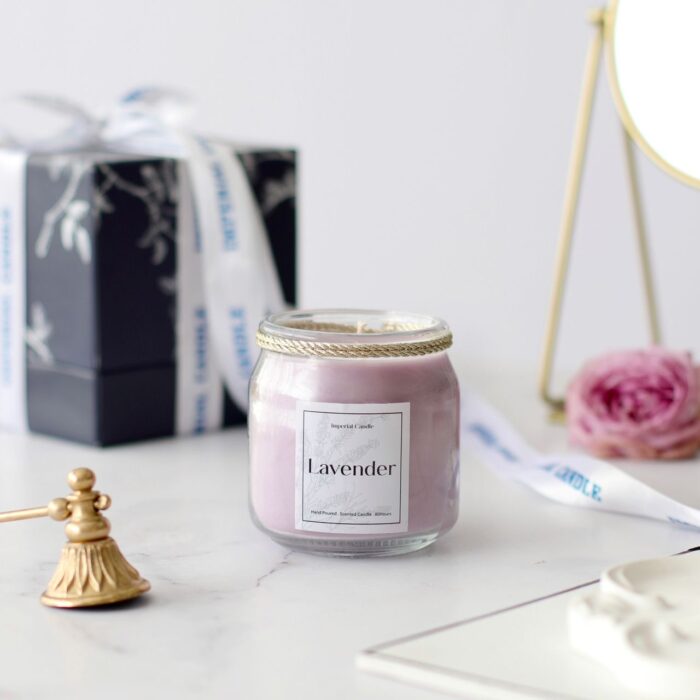 شمع جار عطری متوسط لوندر