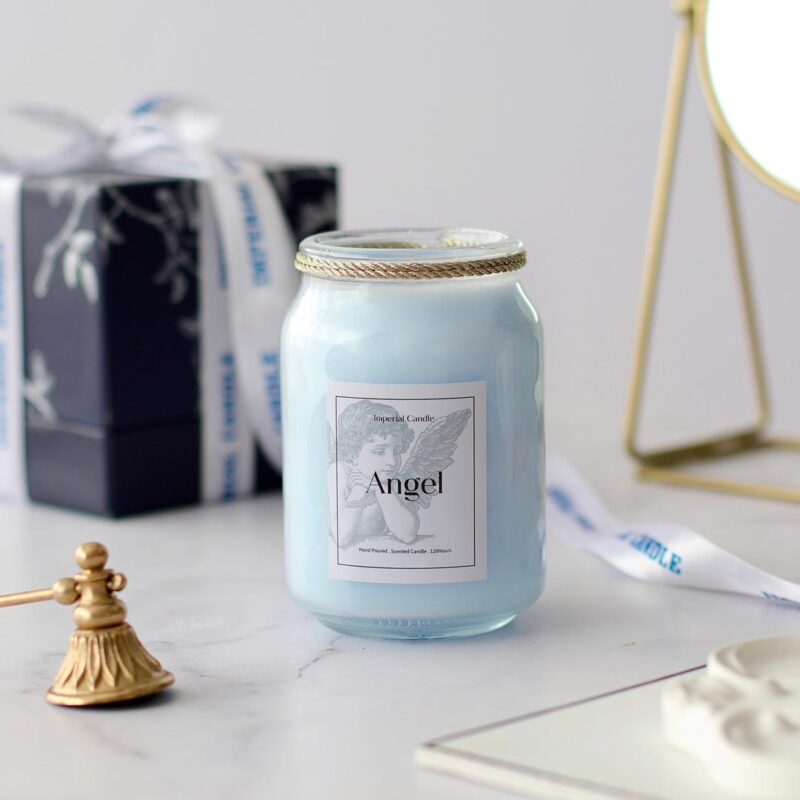 شمع جار عطری بزرگ فرشته