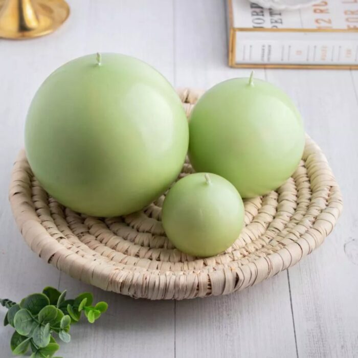 شمع کره سبزروشن