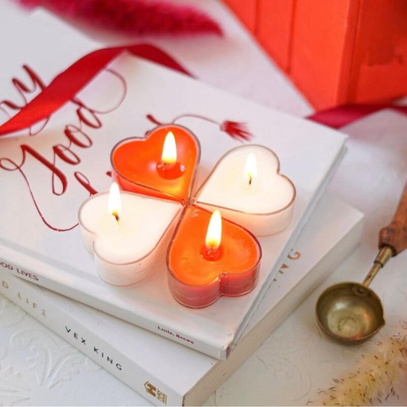 شمع وارمر عطری قلب