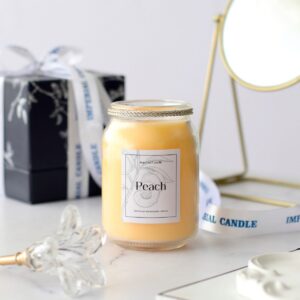 شمع جار عطری بزرگ هلو