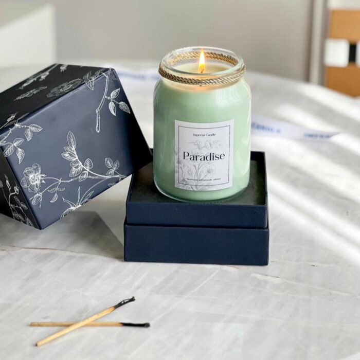 شمع جار عطری بزرگ بهشت