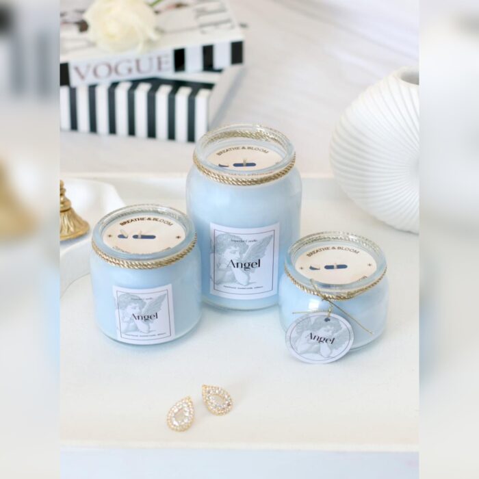 شمع جار عطری فرشته